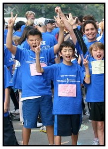 上海学生参与的长跑运动