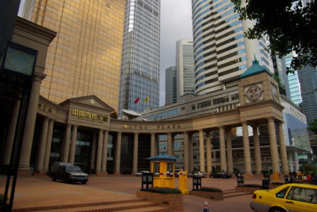 A view from of the new business district of Tianhe, located in the eastern end of modern Guangzhou.